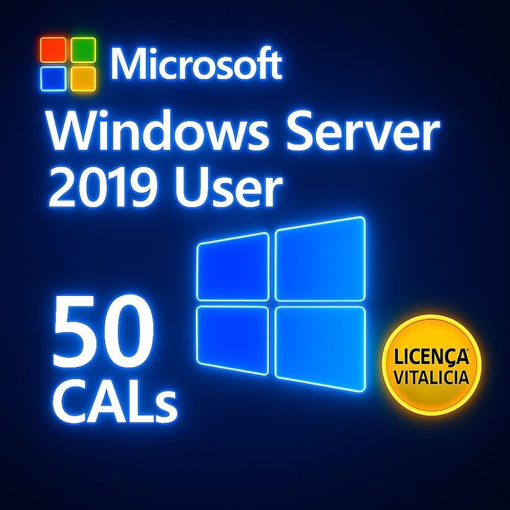 50 User CALs Windows Server 2019 - Licença Digital - ESD