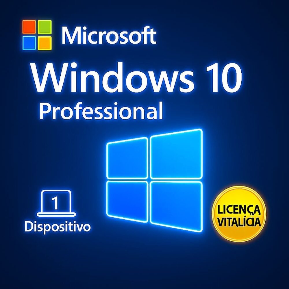 Windows 10 PRO - Licença Digital - ESD