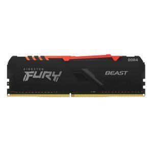 MEMÓRIA 8GB DDR4 3200MHZ KINGSTON FURY BEAST RGB, BLACK - KF432C16BBA/8 - Imagem 3