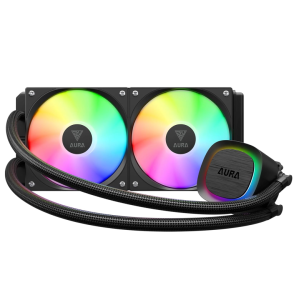 WATER COOLER 240MM GAMDIAS AURA GL 240 V2, RGB, BLACK - AURA GL 240 V2 - Imagem 3